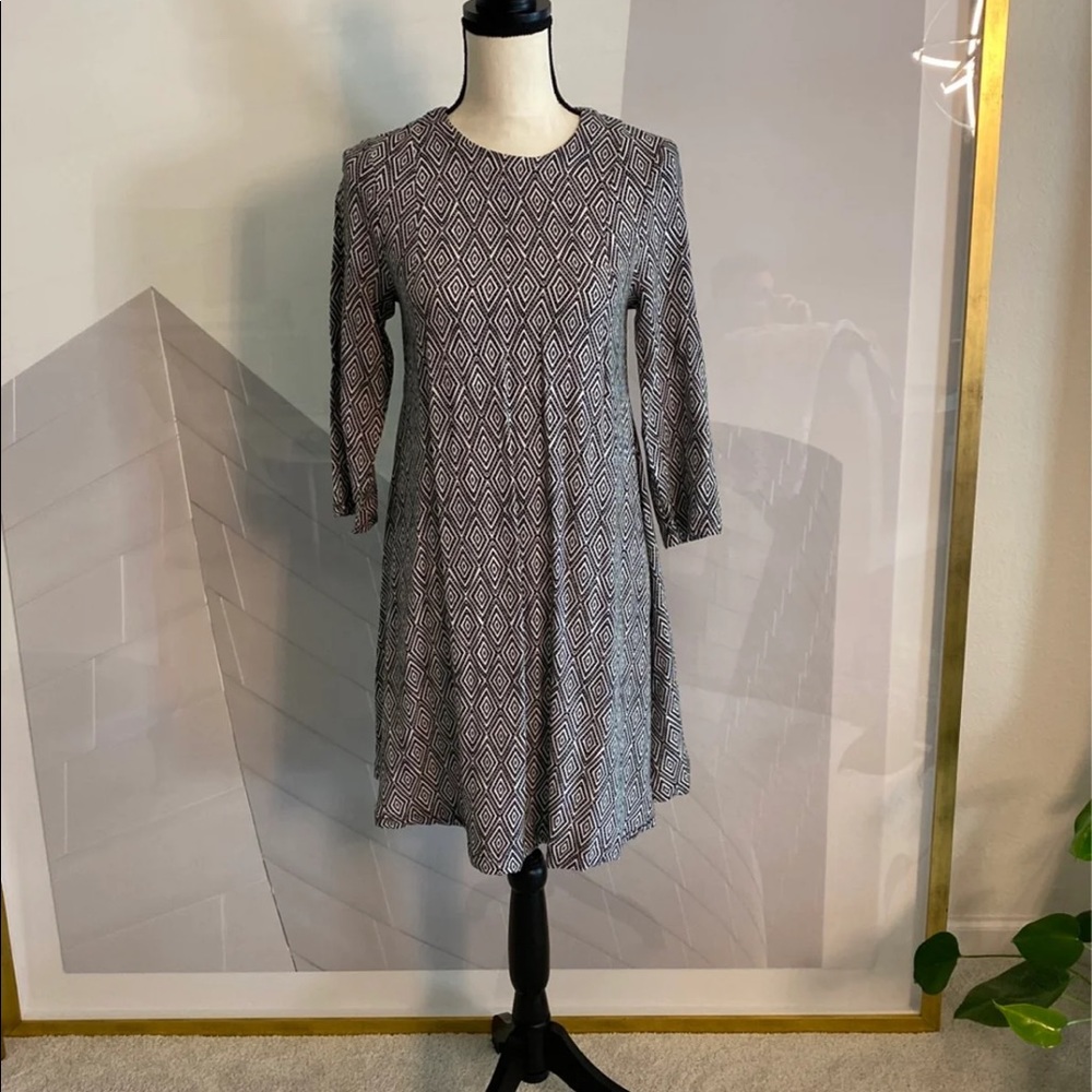 H&M geometric print dress